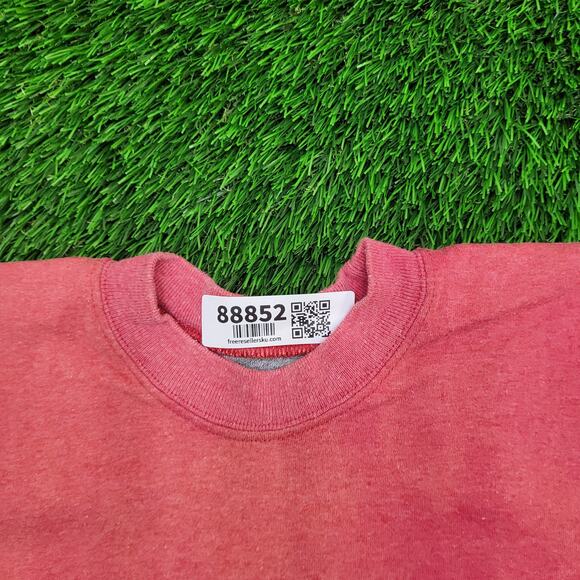 Vintage 80s Russell Athletic Reversible T-Shirt XS/S 16x27 Pinkish Red Gray USA - Picture 2 of 11